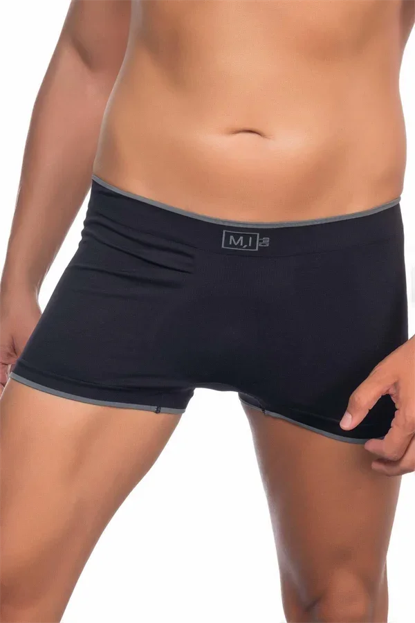 Siyah MI Emay 2103 Soft Erkek Boxer