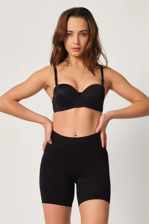 Siyah MI Emay 3003 Soft Paçalı Boxer